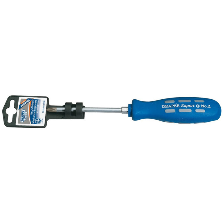 Draper Cross Slot Mechanics Screwdriver No 2