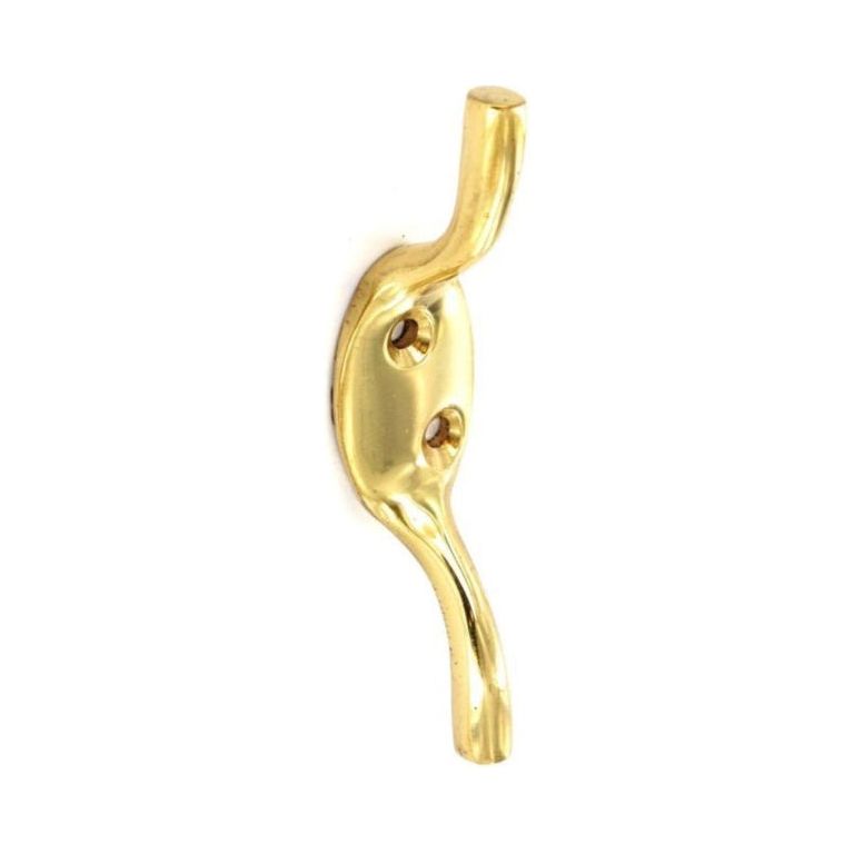 Cleat Hook Brass Med        S6581