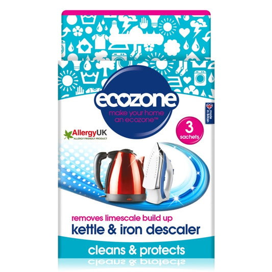 Ecozone Kettle Iron Descaler 3 Sachets