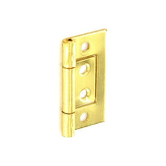 Flush Hinges Brass Plated (Pair)