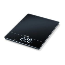 Beurer Black Glass Kitchen Scale