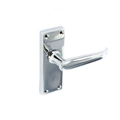 Victorian Chrome Latch Handles (Pair)