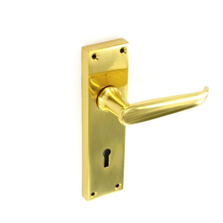 Premier Victorian Brass Lock Handles