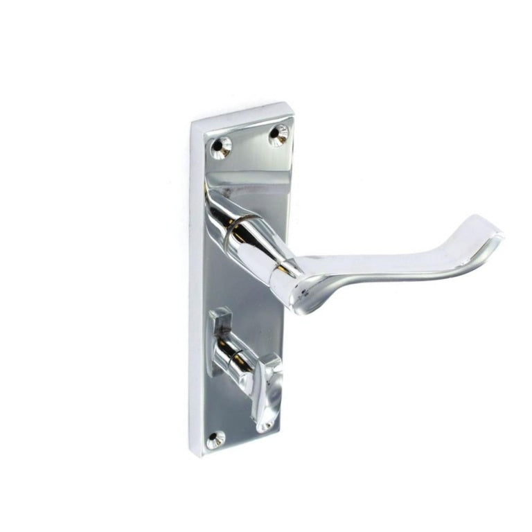 Chrome Scroll Bathroom Handles (Pair)