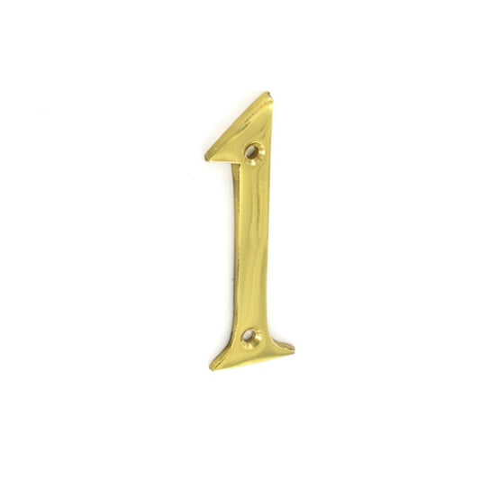 Brass Numeral No.1