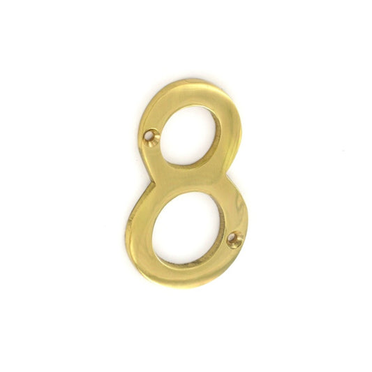 Brass Numeral No.8