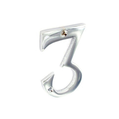 Chrome Numeral 75mm