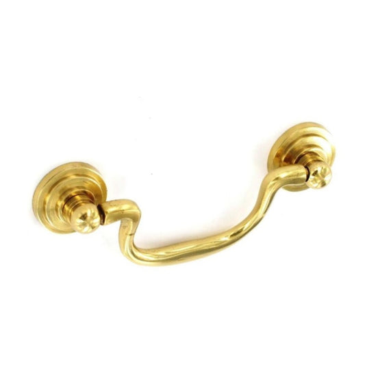 Brass Drp Handle Rear Fix     S2637