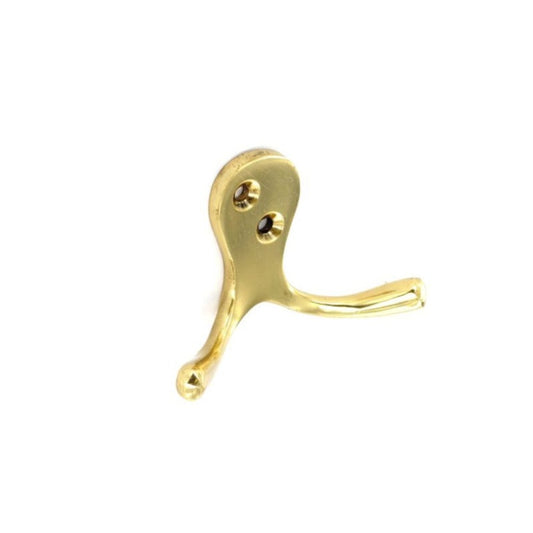 Brass Double Robe Hook