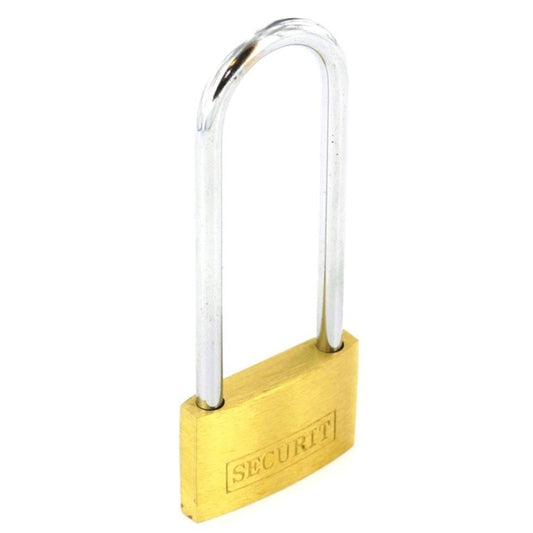 Brass Padlock Long Shackle