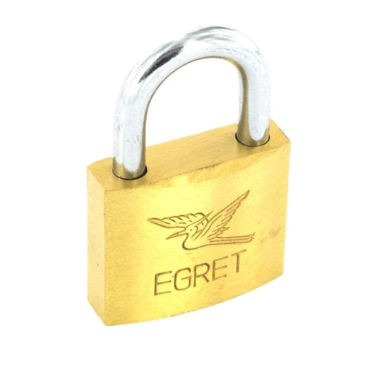 Egret Brass Padlock Cylinder Action