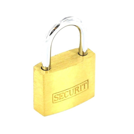 Brass Padlock with 3 Keys