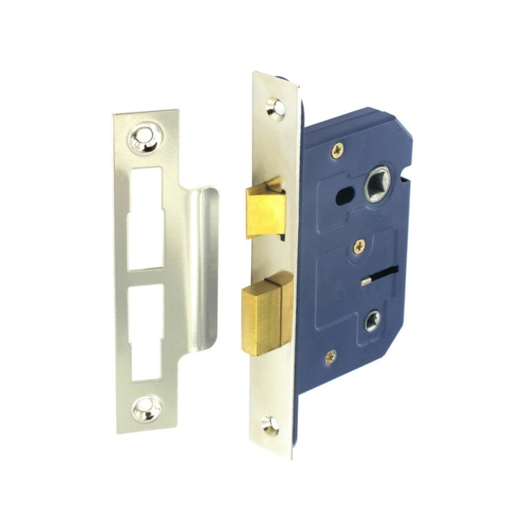 Bathroom Lock Nickel Plated