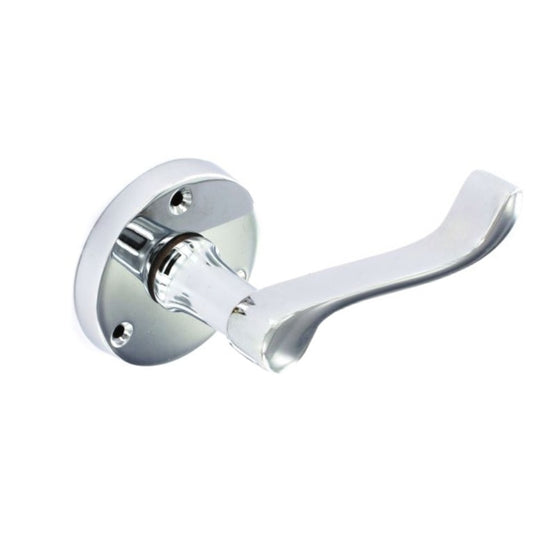 Chrome Round Latch Handles (Pair)