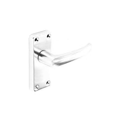 Aluminium Latch Handles Bright (Pair)