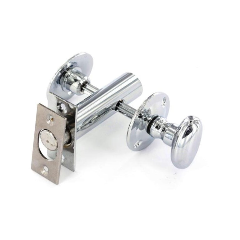 Thumbturn Security Bolt & Release Chrome (1 Set)