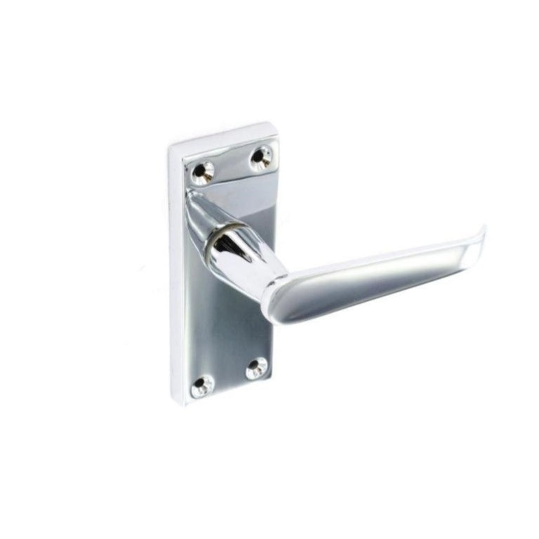 Chrome Flat Latch Handles (Pair)