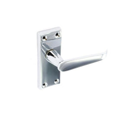 Chrome Flat Latch Handles (Pair)