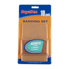 JDS DIY Sanding Block & 10 Sanding Sheets