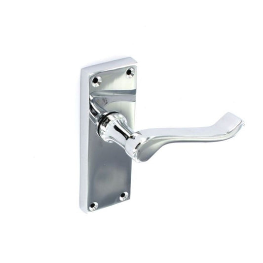 Scroll Chrome Latch Handles (Pair)