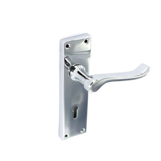 Scroll Chrome Lock Handles (Pair)