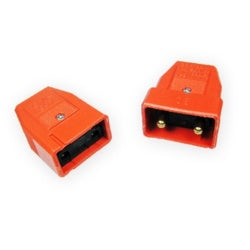 JDS Electricals 10A, 2 Pin Nylon Connector, Orange