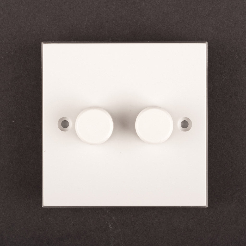 JDS Electricals 2x 250w Dimmer Switch Individual Box