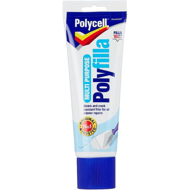 Polycell Ready Mixed Tube Moisture Resistant Polyfilla, 330g - White