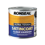 Ronseal Ultra Tough Varnish Satin Coat 250ml