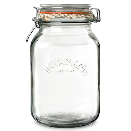 Kilner Clip Top Jar - Square 1.5L