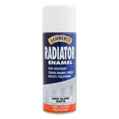 Hammerite Radiator Enamel 400ml Aerosol Gloss White