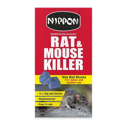 Nippon Rodenticide Wax Blocks 300g