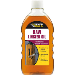 Everbuild Raw Linseed Oil, 500 ml