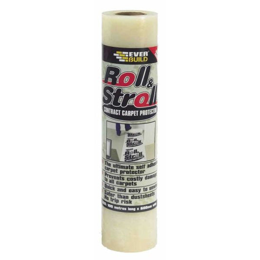 Everbuild Roll & Stroll Contract Carpet Protector 50m x 600mm