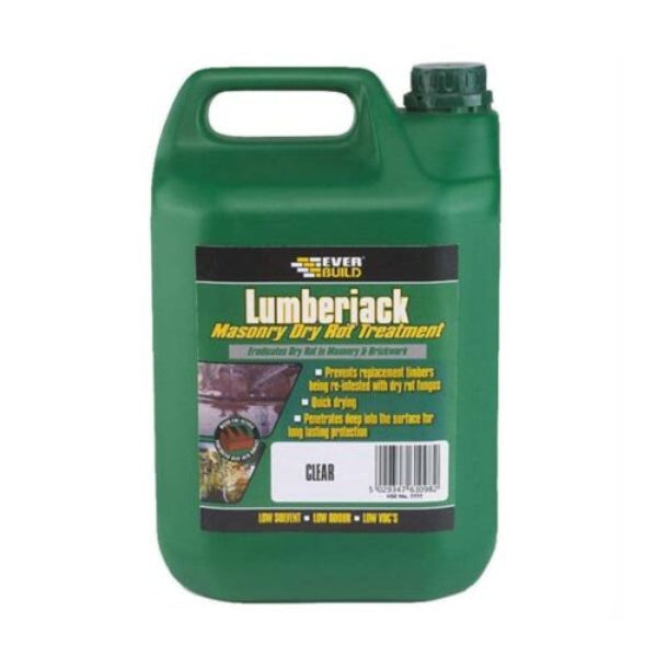 Everbuild Lumberjack Masonry Dry Rot Treatment 5L