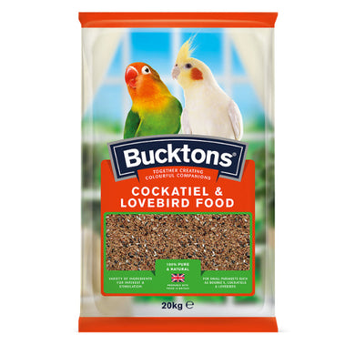 Bucktons Cockatiel & Lovebird 20Kg