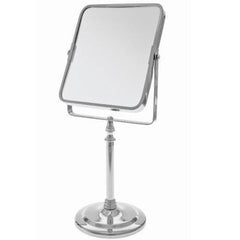 Blue Canyon Traditional Rectangular Pedestal Mirror Chrome