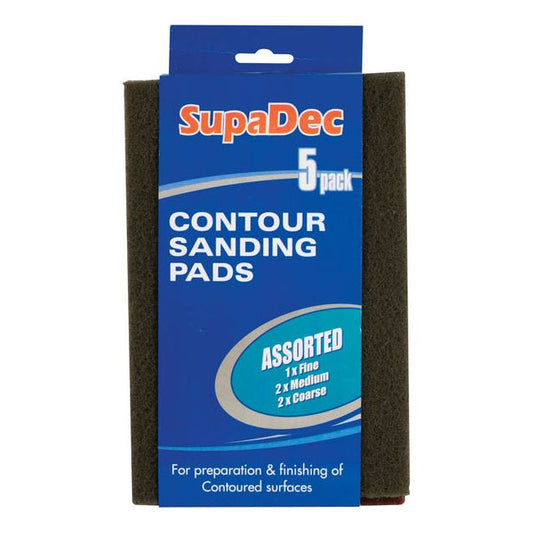 JDS DIY Contour/Sanding Pads 5 Pack Assorted