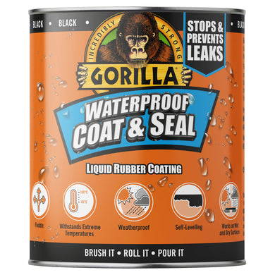 Gorilla Waterproof Coat & Seal Black 473ml