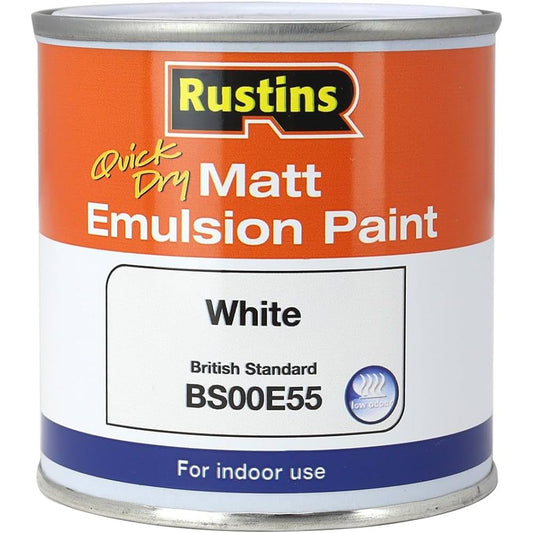 Rustins Matt Emulsion 250ml White