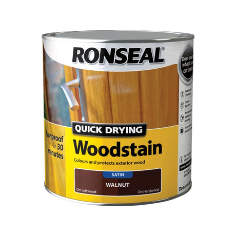 Ronseal Quick Drying Woodstain - Satin