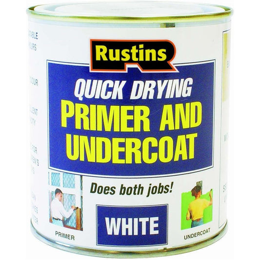 Rustins Quick Dry Primer & Undercoat 250ml White