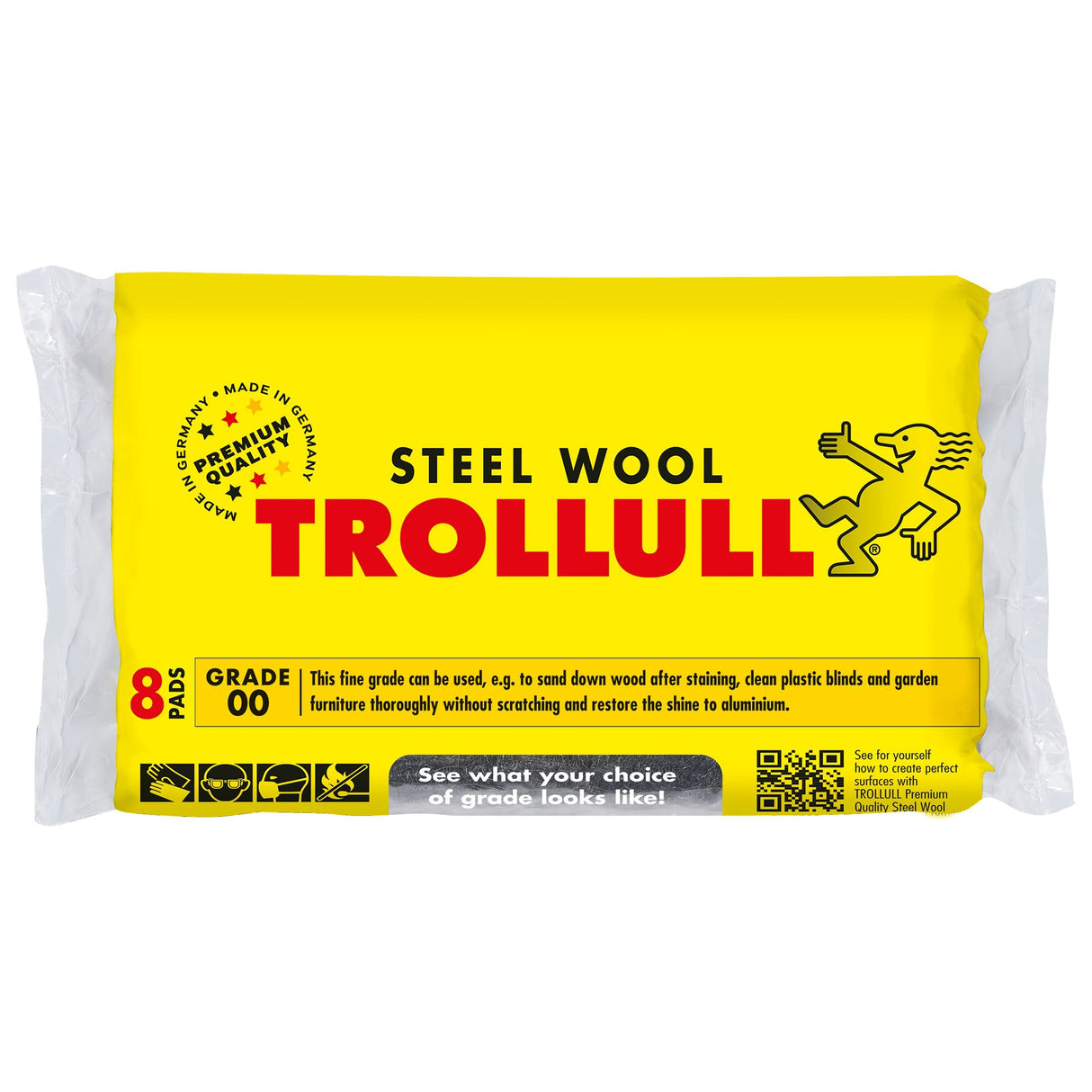 Troll 6 Pad Pack Steel Wool 00