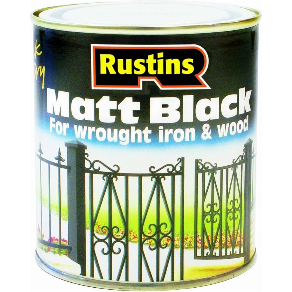 Rustins Matt Black Paint