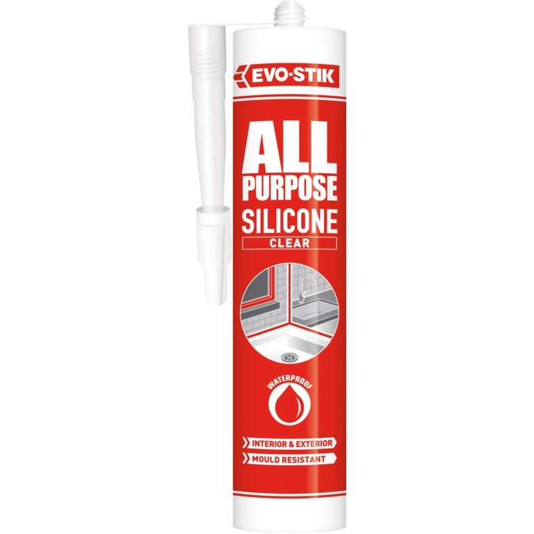 Evo-Stik All Purpose Flexible Silicone Sealant - 300ml