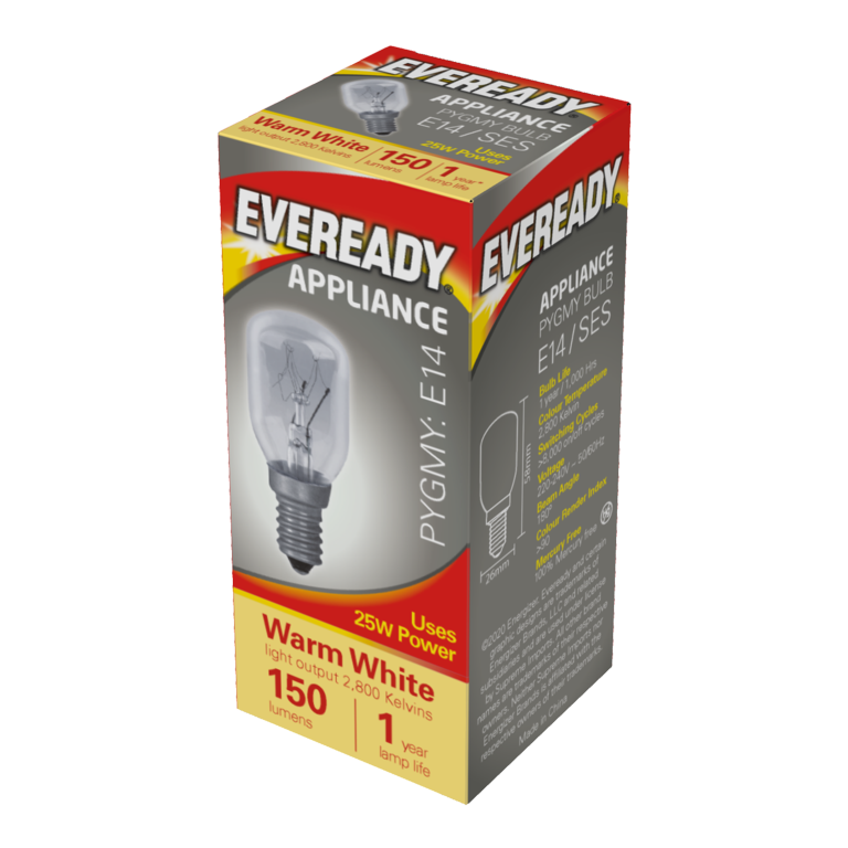 Eveready Pygmy 25W SES Clear