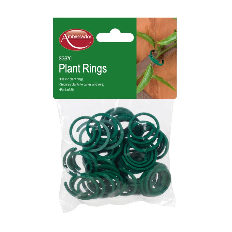 JDS Garden Plastic Plant Rings