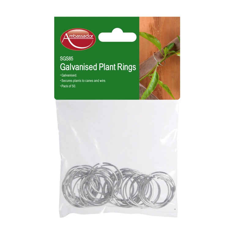 JDS Garden Galvanised Plant Rings