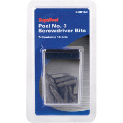 JDS Tools Pozi No.3 Screwdriver Bits