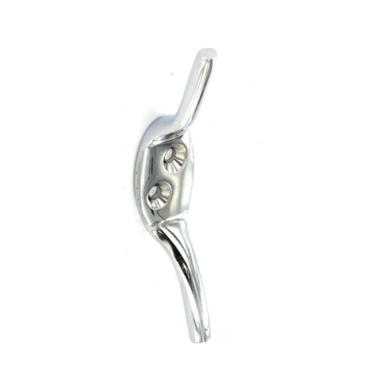 Chrome Cleat Hook 75Mm      S2989